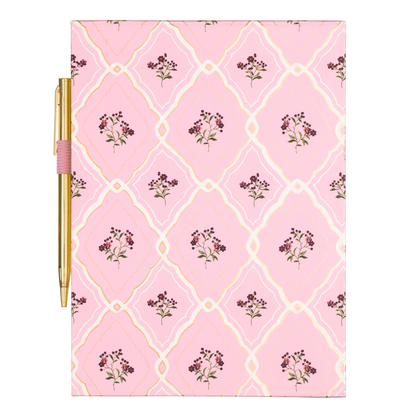 Heritage Blooms Vintage Flip Pad with Pen