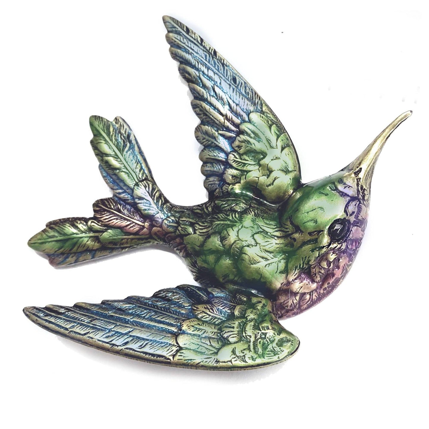 Hummingbird Brooch Pin
