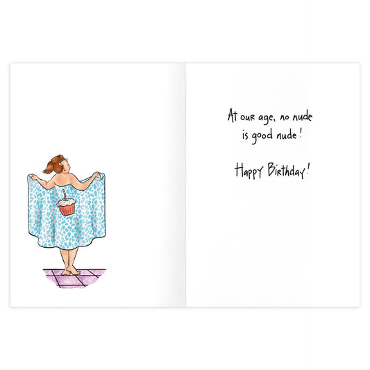 Birthday Suit Exchange Card