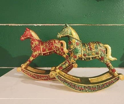 Dekorasyon Gifts  Decor - 5.5" Amara Rocking Horse