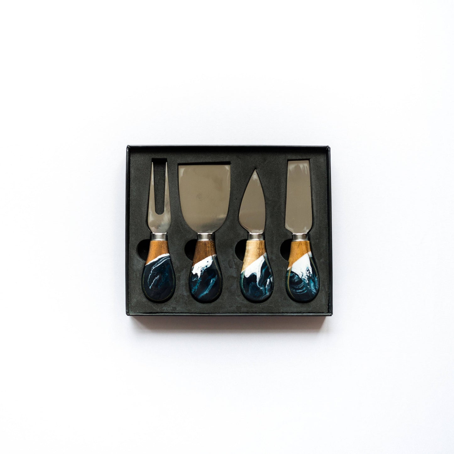 Resin Coated Cheese Knife Set of 4