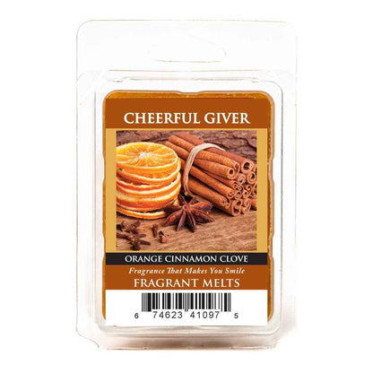 Orange Cinnamon Clove – Scented Wax Melts 8-Pack