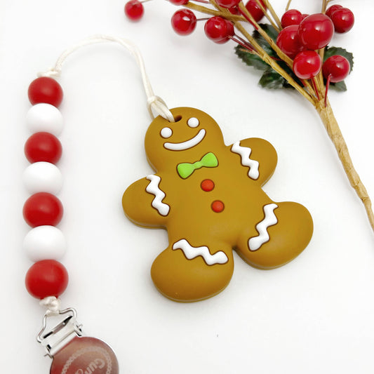 Christmas Baby Gift Gingerbread Cookie Teether