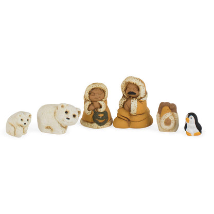 Tiny Arctic Family Matchbox Nativity
