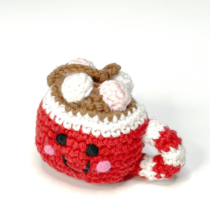 Hot Cocoa Christmas Ornament with Marshmallows