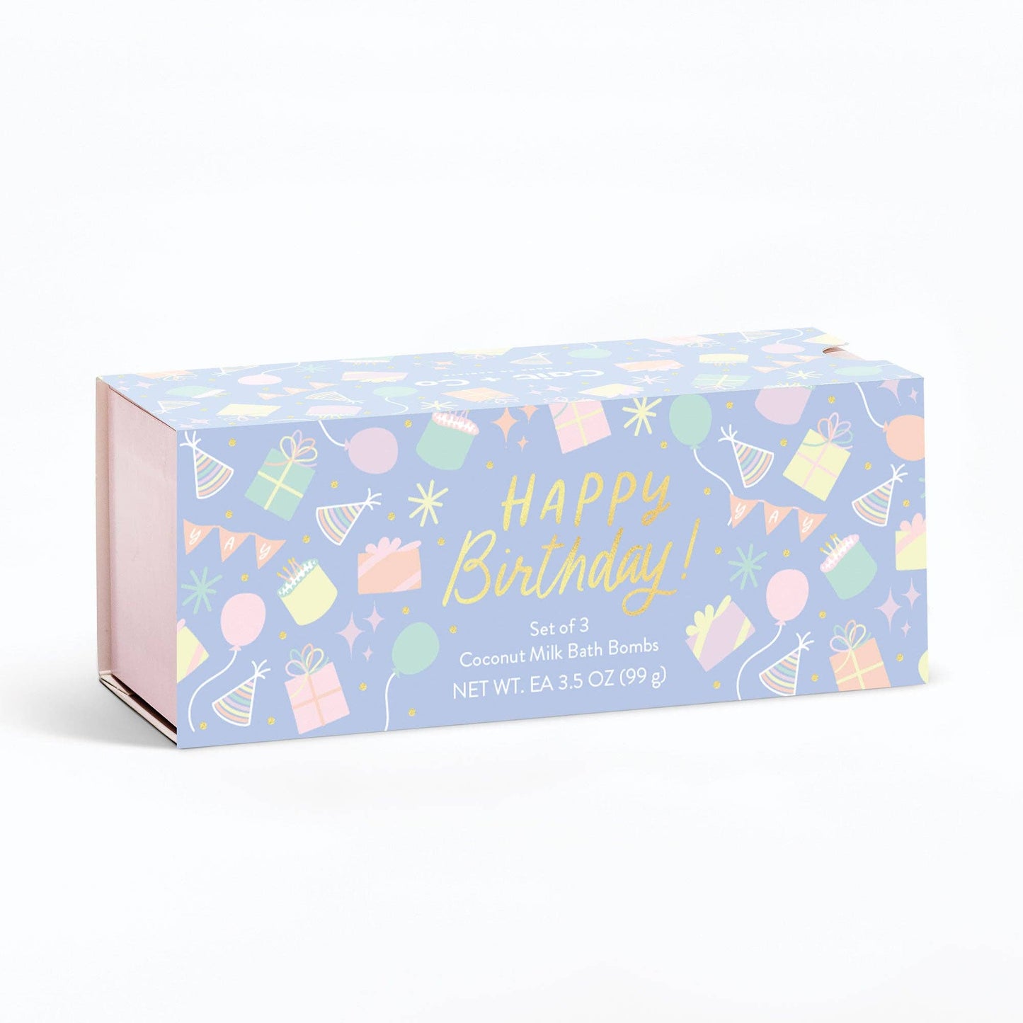 Happy Birthday Bath Bomb Gift Set -Cait + Co