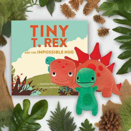 Tiny T. Rex And Pointy Plush Pair