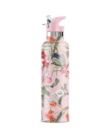 Les Printemps – Spring Floral Insulated Water Bottle | 25oz