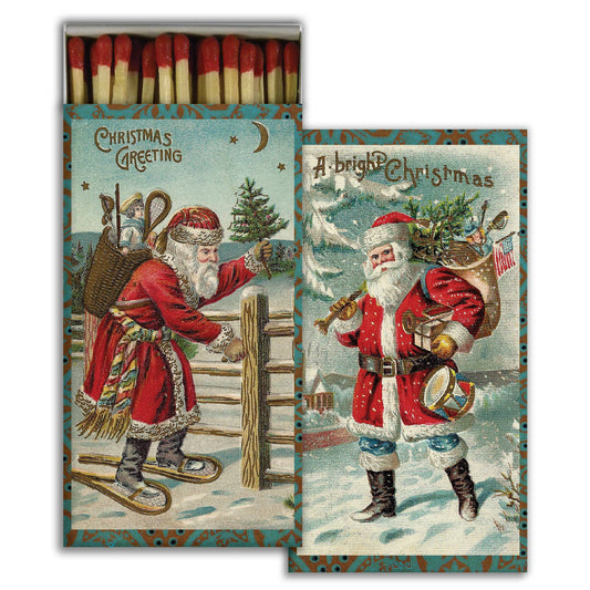 Matches Vintage Santa