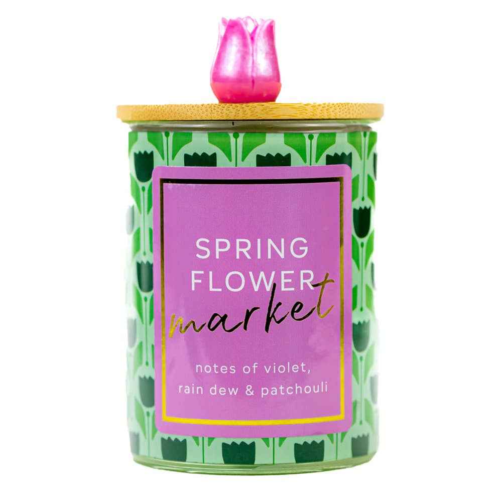 Spring Flower Market – 10oz Scented Spring Gift Candle
