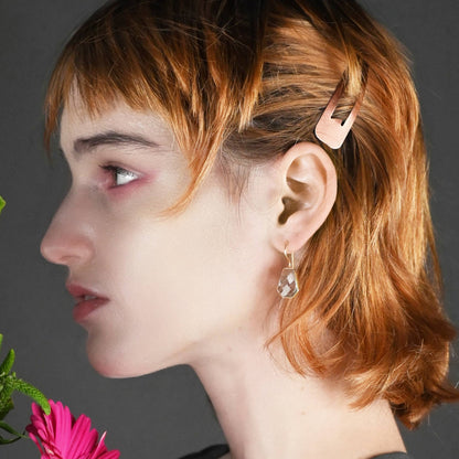 Classic Crystal Trapezoid Earwire Earrings