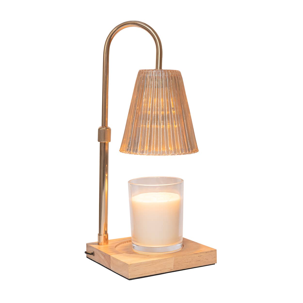 Flamingueo - Candle warmer glass lamp candle not included & EUROPEAN plug