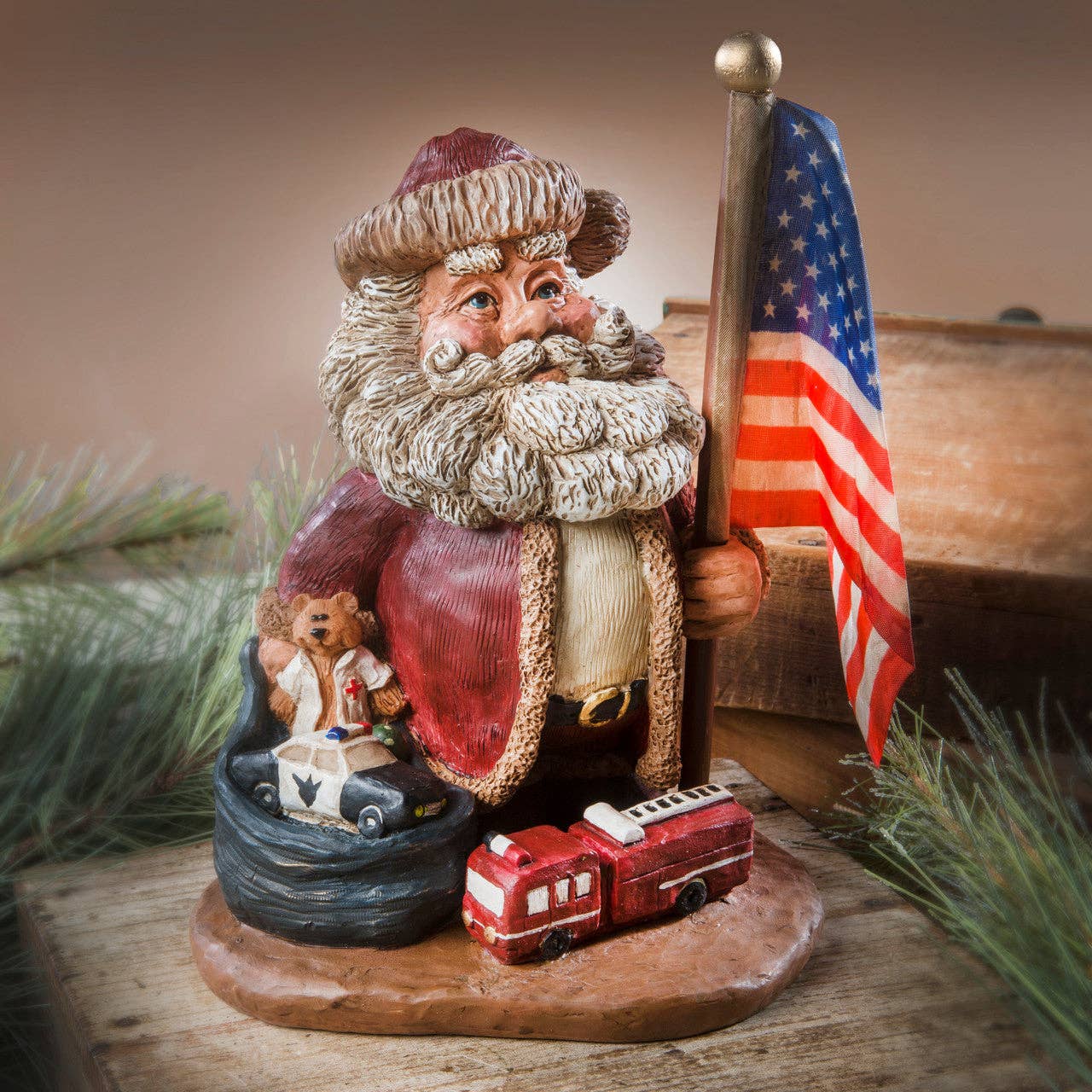 Patriotic Santa