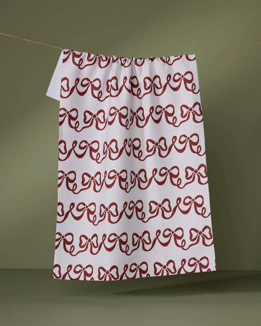 Geometry - Joyful Bows Tea Towel