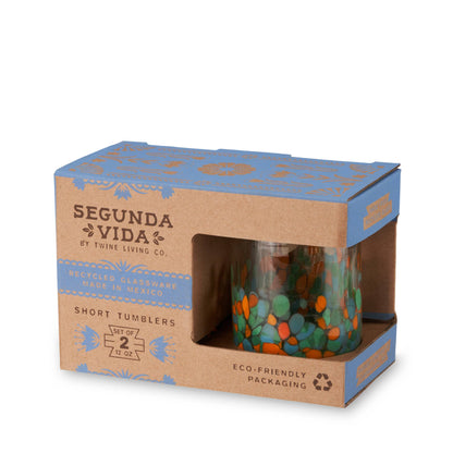 Segunda Vida Viajar Short Tumblers Set of 2