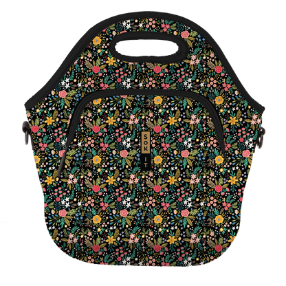 Sok-It - LunchTote XL - Black English Garden Picnic