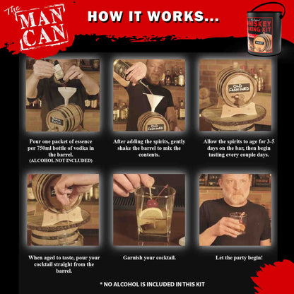 ThousandOaksBarrelCo. - Whiskey Making Kit | Ultimate DIY Gift for Men | Oak Barrel