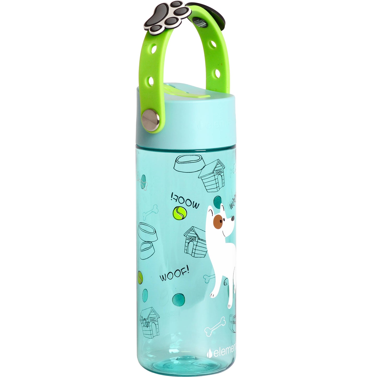 Personalizable Charm Water Bottle 18oz Pup Pal