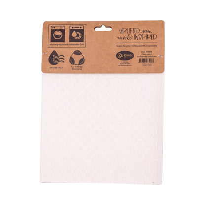 Divinity Boutique - ECO Friendly Dishcloth Set: A Clean Heart, Psalm 51:10