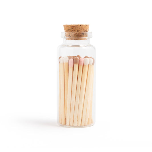 Neapolitan Matches in Medium Corked Vial