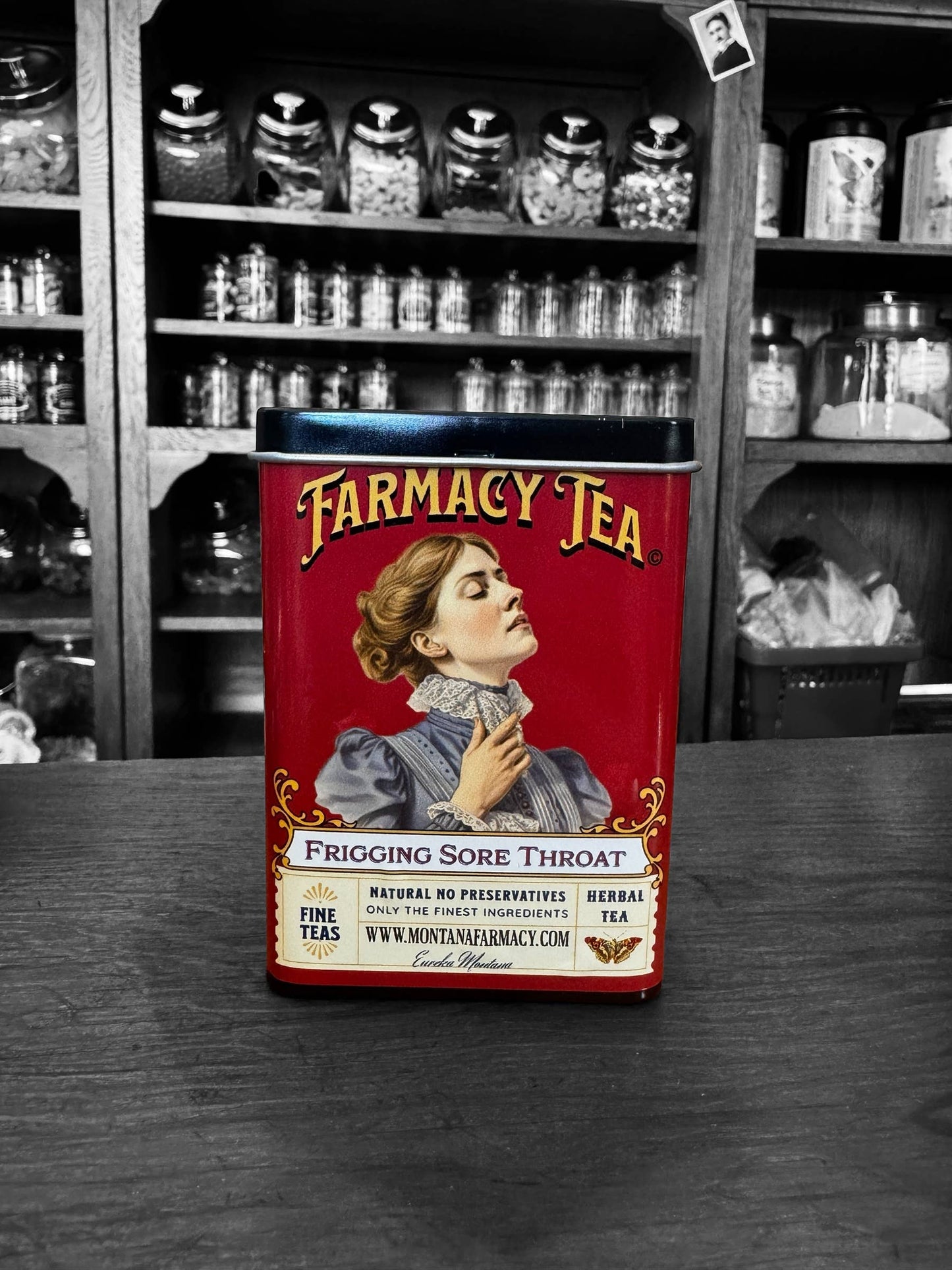 Frigging Throat Tea Soothing Tasty Tea Tin pocket/ travel