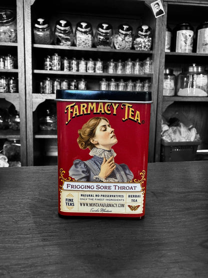 Frigging Throat Tea Soothing Tasty Tea Tin pocket/ travel