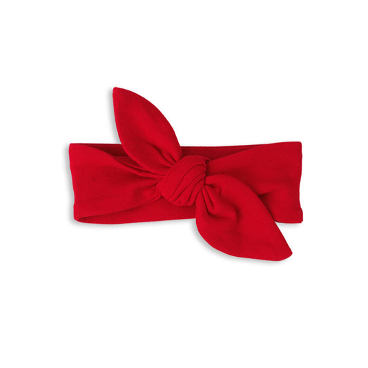 Baby Girl's Christmas Cotton Headbands: Red