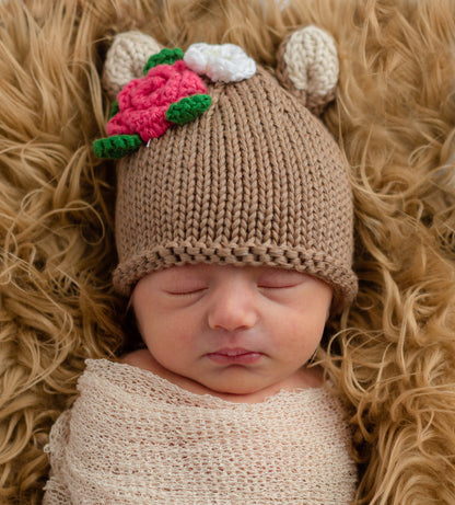 Newborn Baby Doe Beanie Hat
