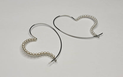Heart Shape Dangle Earrings