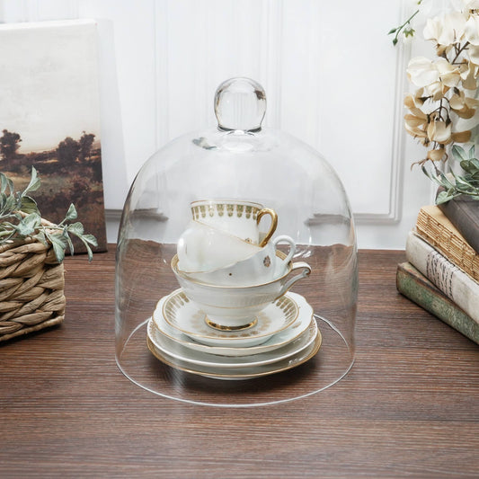 Bell Jar Glass Display Dome Cloche 7.875" x 9.5"