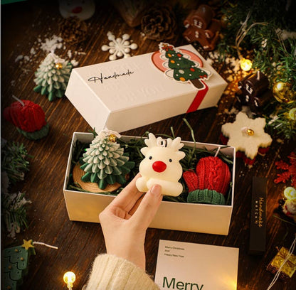 Velas Meta - Set de regalo navideño con velas de soja hechas a mano