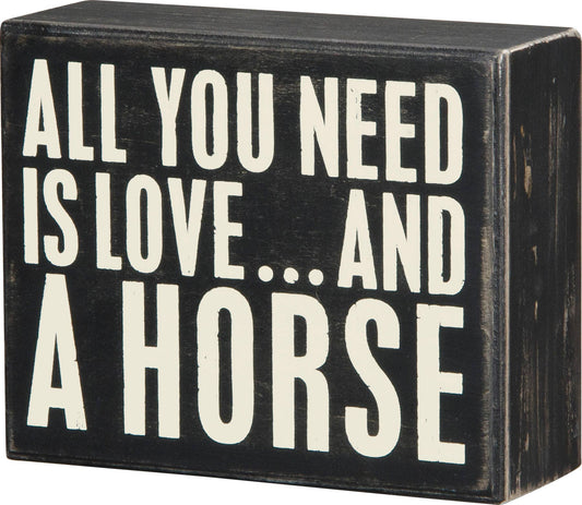 A Horse Sign