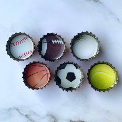 Ball Magnets - Spring decor, Handmade & Eco-friendly