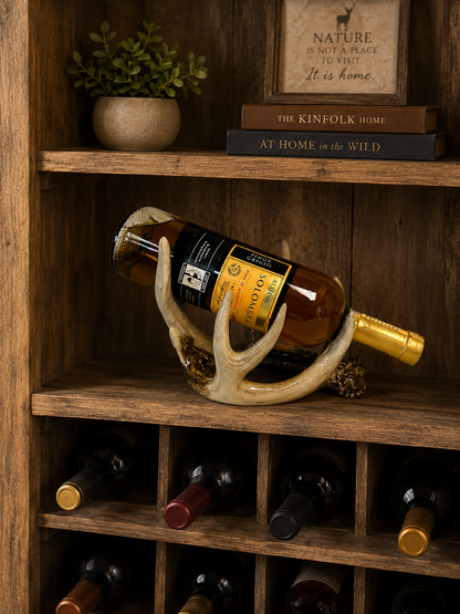 ANTLER WINE HOLDER