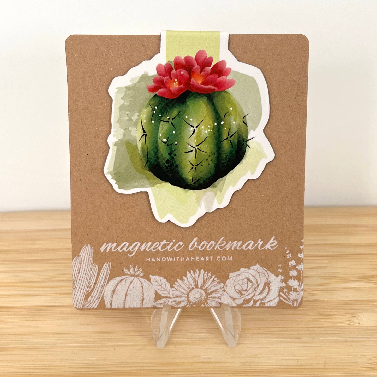 Cactus Barrel Magnetic Bookmark