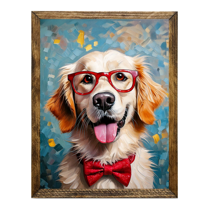 ARTISTIC SERIES TIMBERLAND- ANIMALS WITH GLASSES RETRIEVER