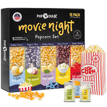Movie Night Gift Basket Gourmet Popcorn Gift Set Fathers Day
