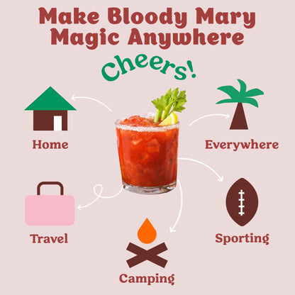 Craftmix - Bloody Mary Cocktail/Mocktail Mixer - 24ct Caddy