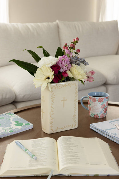 Large Book Vase, The Word