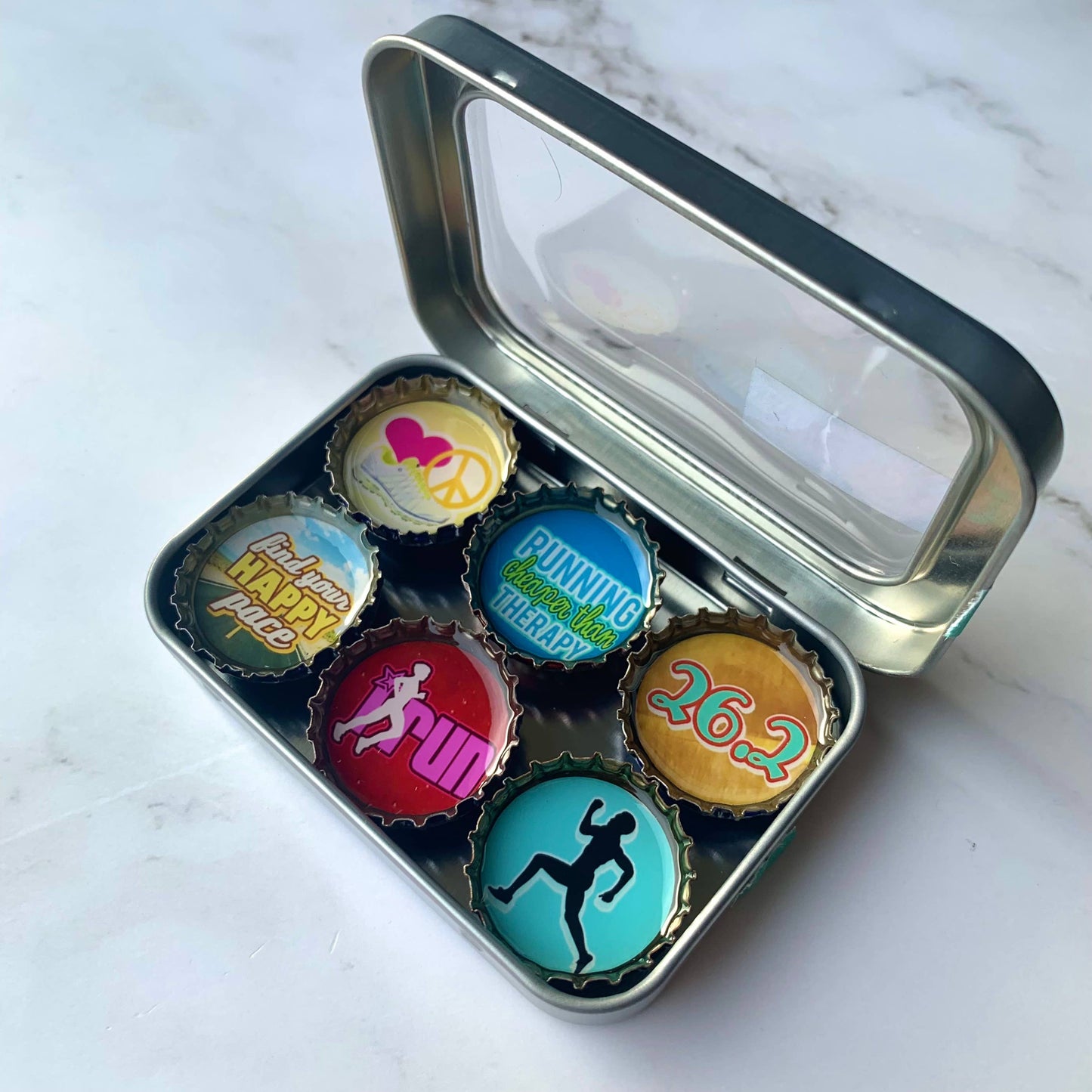 Running Magnets - Spring decor. Handmade & Eco-friendly
