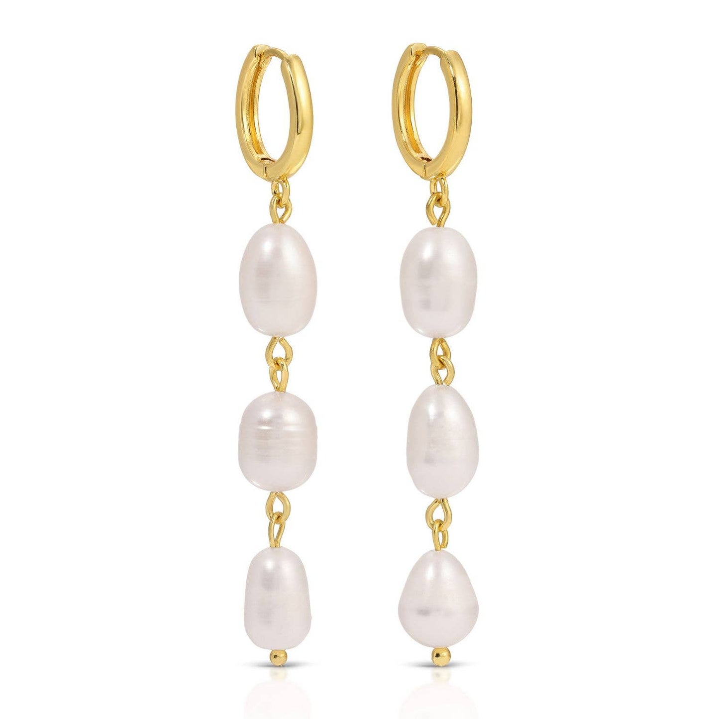 Triple Pearl Huggies