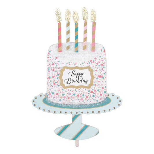 Fancy Happy Birthday Cake Topper