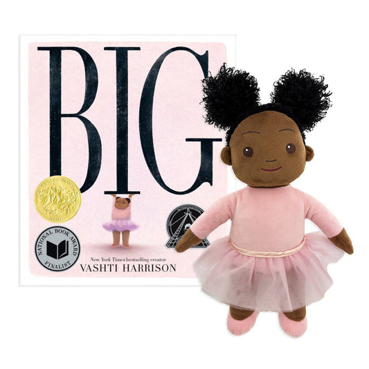 Big Doll and hardcover book SOLD SEPARATELY