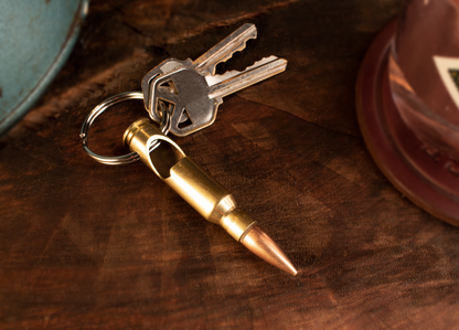 308/7.62 Real Bullet Keychain Bottle Opener - Made in USA