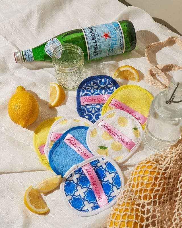 The Original MakeUp Eraser - Limoncello 7-Day Set & MakeUp Bag Gift Set | Summer