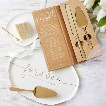 Wedding Cake Serving Set