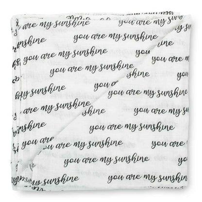 LollyBanks - You Are My Sunshine Baby Muslin Swaddle Blanket