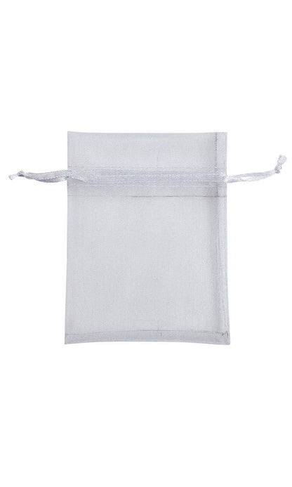 Organza Drawstring Pouch: Black / Pack of 10 / 2" x 3"