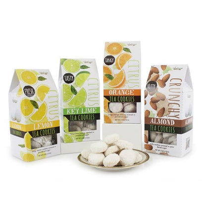 Galletas de té (limón, naranja, lima, almendra)