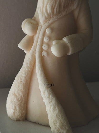 Santa Claus Candle 6.5x3.5in - Christmas